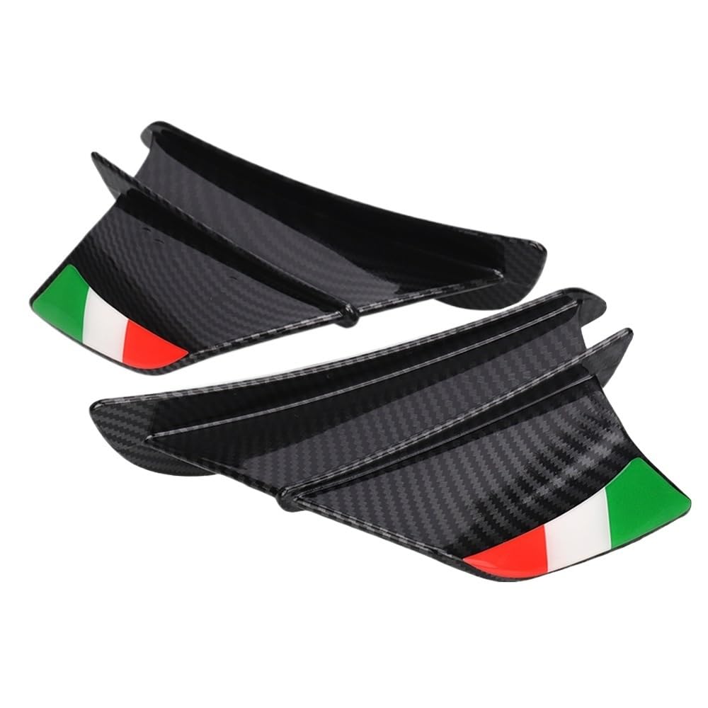 Motorrad Verkleidungs Winglets Für Du&Cati 899 959 1198 1198S 1199 1299 Für Panigale V4 V4S V4R V2 Motorrad Winglet Aerodynamische Flügel Kit Spoiler von KDHUCS