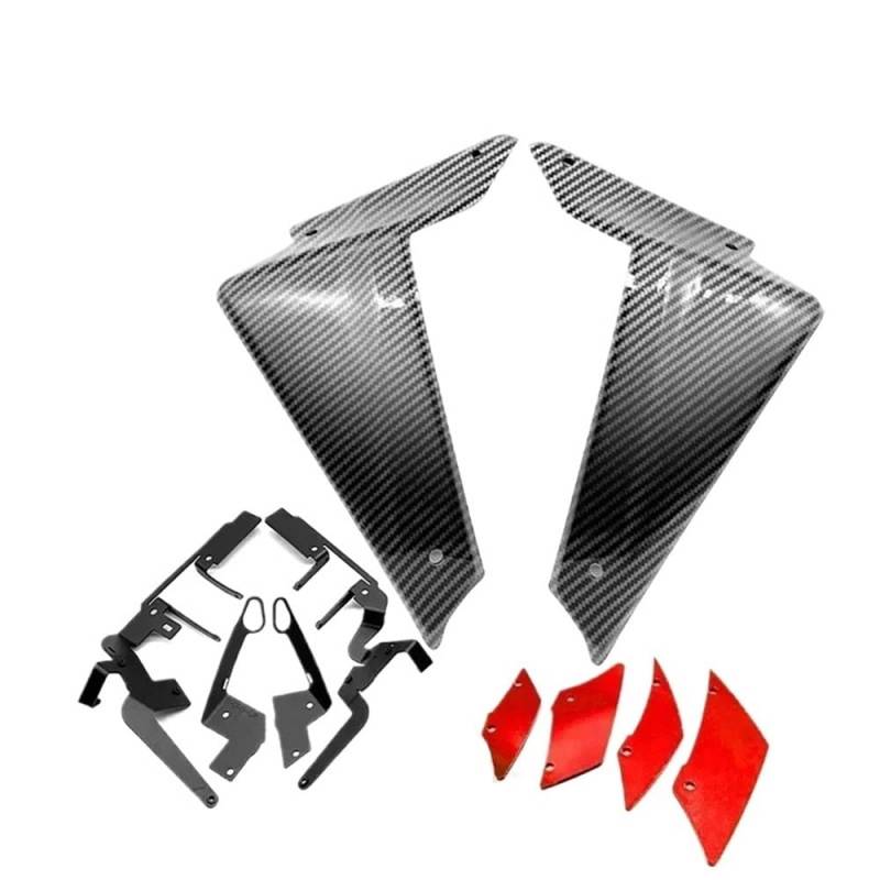 Motorrad Verkleidungs Winglets Für YA&MAHA MT-09 SP MT09 MT 09 2021-2023 Motorrad Sport Downforce Nackte Seite Spoiler Aerodynamische Wind Flügel Deflektor von KDHUCS