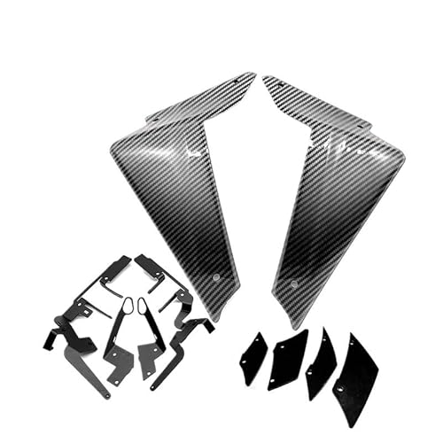 Motorrad Verkleidungs Winglets Motorrad Sport Abtrieb Nackte Seite Spoiler Aerodynamische Flügel Deflektor Für YA&MAHA MT09 MT-09/SP 2021 2022 2023 von KDHUCS