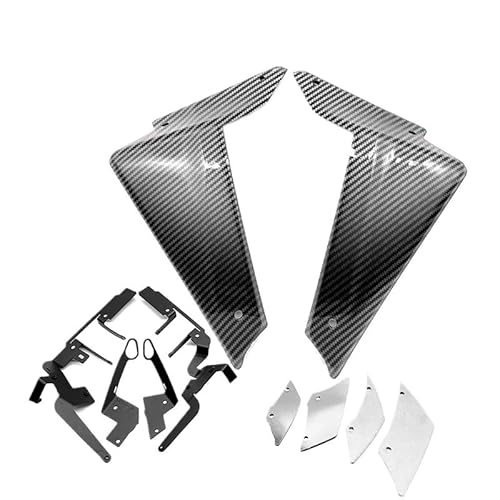 Motorrad Verkleidungs Winglets Motorrad Sport Abtrieb Nackte Seite Spoiler Aerodynamische Flügel Deflektor Für YA&MAHA MT09 MT-09/SP 2021 2022 2023 von KDHUCS