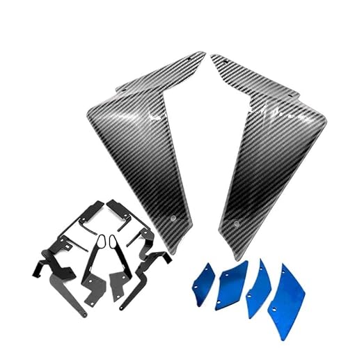 Motorrad Verkleidungs Winglets Motorrad Sport Abtrieb Nackte Seite Spoiler Aerodynamische Flügel Deflektor Für YA&MAHA MT09 MT-09/SP 2021 2022 2023 von KDHUCS