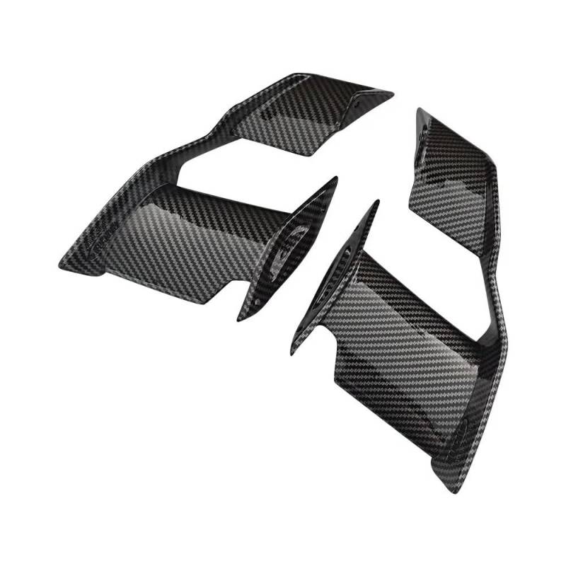 Motorrad Verkleidungs Winglets Motorrad Verkleidung Winglet Für S1000R M1000R S 1000 R 2021 2022 2023 Windschutzscheibe Flügel Verkleidung Vorne Aerodynamische Spoiler von KDHUCS