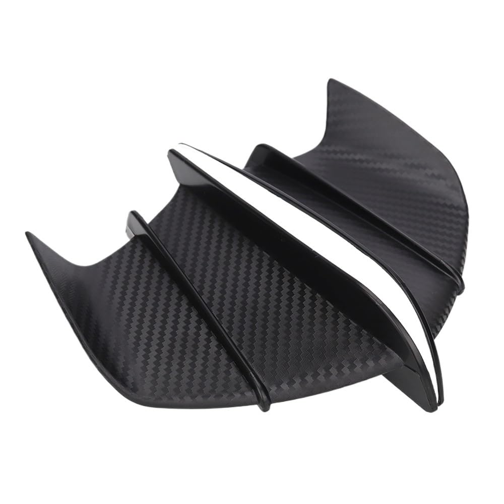 Motorrad Verkleidungs Winglets Motorrad Winglet Aerodynamischer Seitenflügel-Fin-Spoiler für YZF R1 R6 R25 von KDHUCS