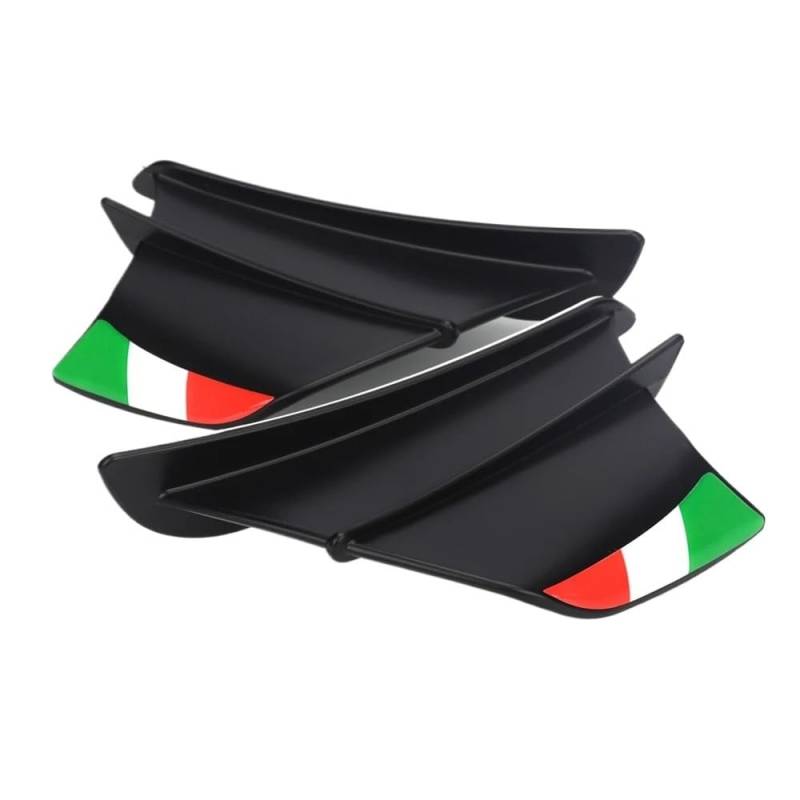 Motorrad Verkleidungs Winglets Motorrad Winglet Aerodynamischer Seitenflügel-Fin-Spoiler für YZF R1 R6 R25 von KDHUCS