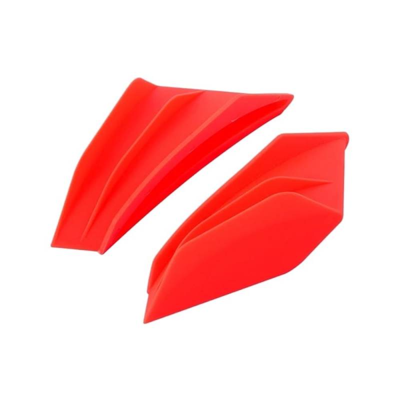 Motorrad Verkleidungs Winglets Universal Motorrad Feste Wind Flügel Flow Front Verkleidung Seite Spoiler Winglets Für CBR250R CBR500R von KDHUCS