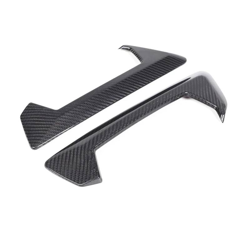 2 Stück ABS glänzend schwarz kompatibel for BMW X5 G05 2023 2024 Auto Seitenluftkotflügel Entlüftungsverkleidung Autozubehör(Real Carbon Fiber) von KDMOWHON