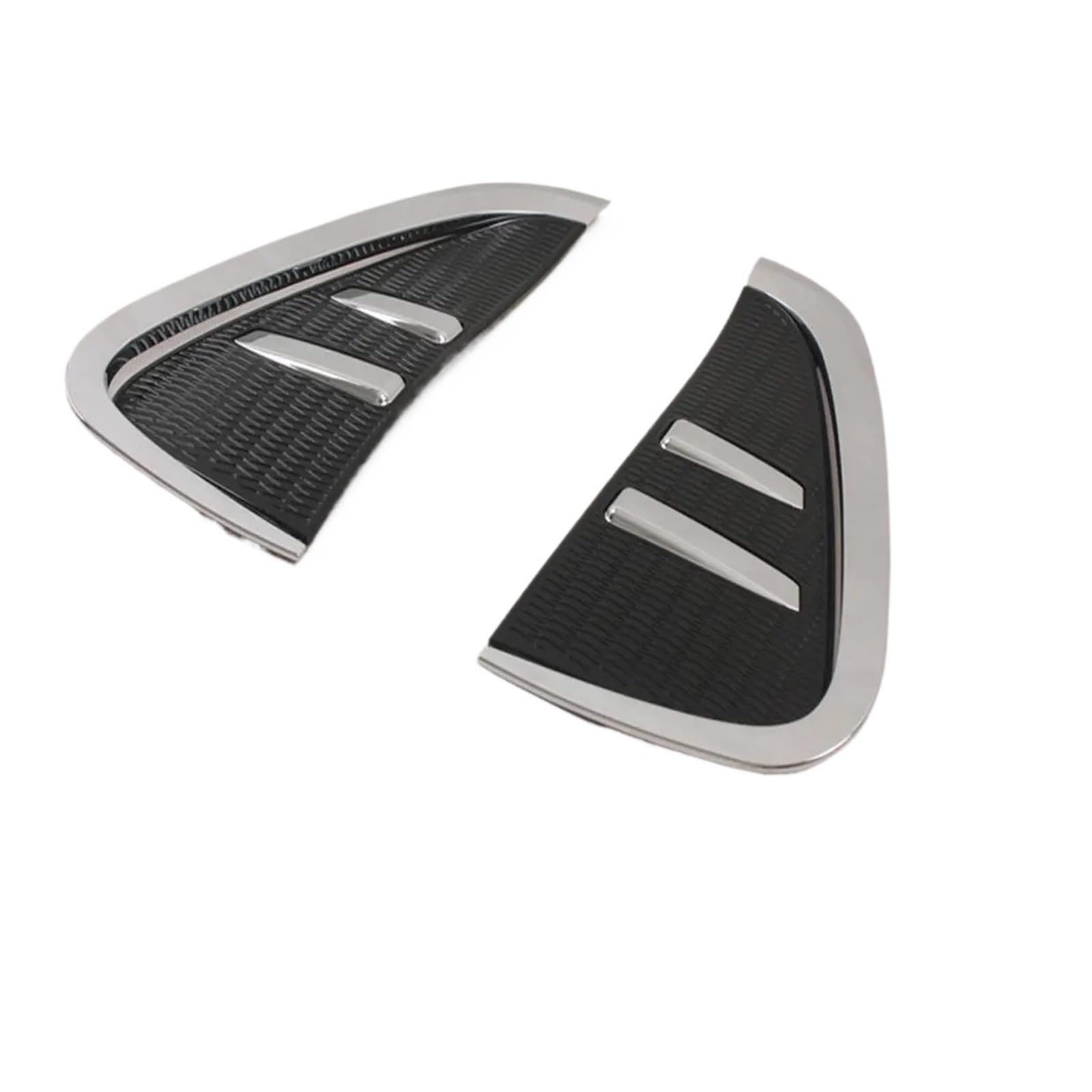 2 Stück Chrom ABS Auto Vorderseite Kotflügel Entlüftungsöffnungen Air Out Abdeckung Trim Styling Aufkleber Kompatibel for BMW X5 F15 2014-2016 von KDMOWHON
