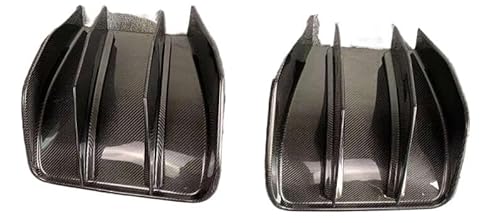 2 Stück Real Forge Carbon Fiber Heckspoiler Lippe Diffusor Kompatibel for Corvette C7 2014 2015 2016 2017 2018 2019 von KDMOWHON