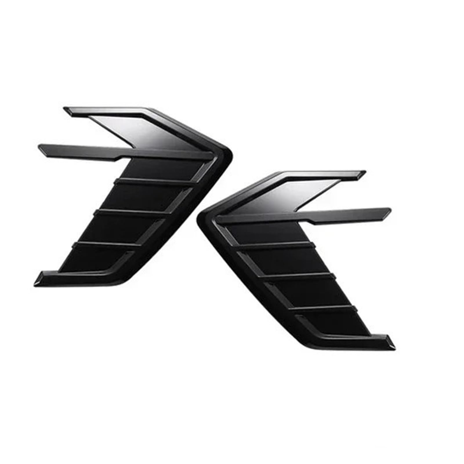 2 Stück Seitenschlitz-Kotflügelaufkleber, Autotür-Lippen-Stoßstangenaufkleber, kompatibel mit Audi RS5 A5 RS3 ABT A7 A6 RS6 RS4 Sline(Fender Black) von KDMOWHON