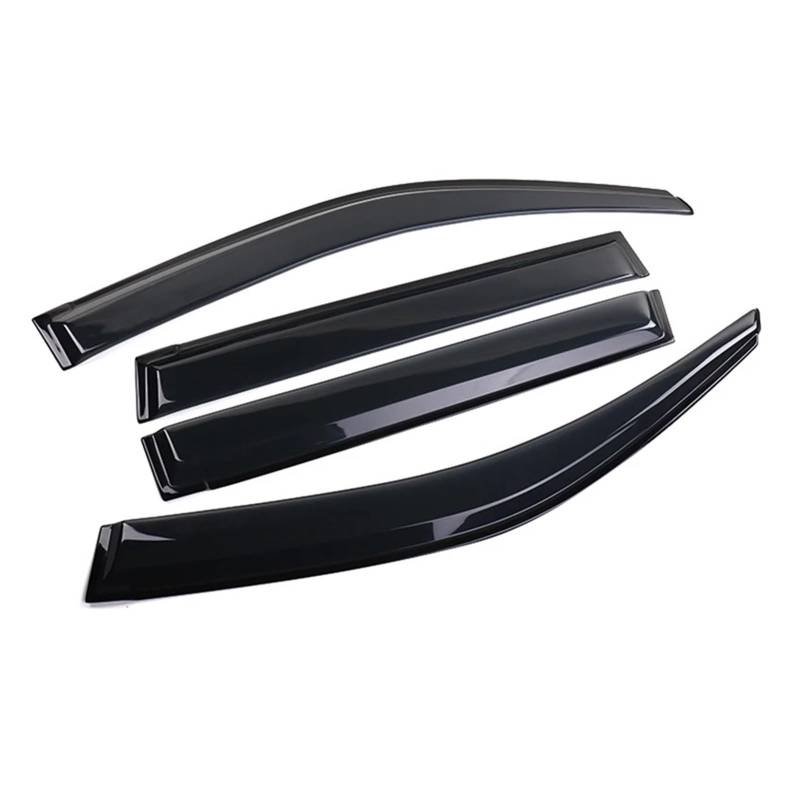 4X Deflektoren kompatibel for Roewe 350 MG 350 2010 2011 2012 2013 2014 2015 Zubehör Auto Seitenfenster Visier Regen Augenbrauenschutz Wind Auto(Full Black) von KDMOWHON