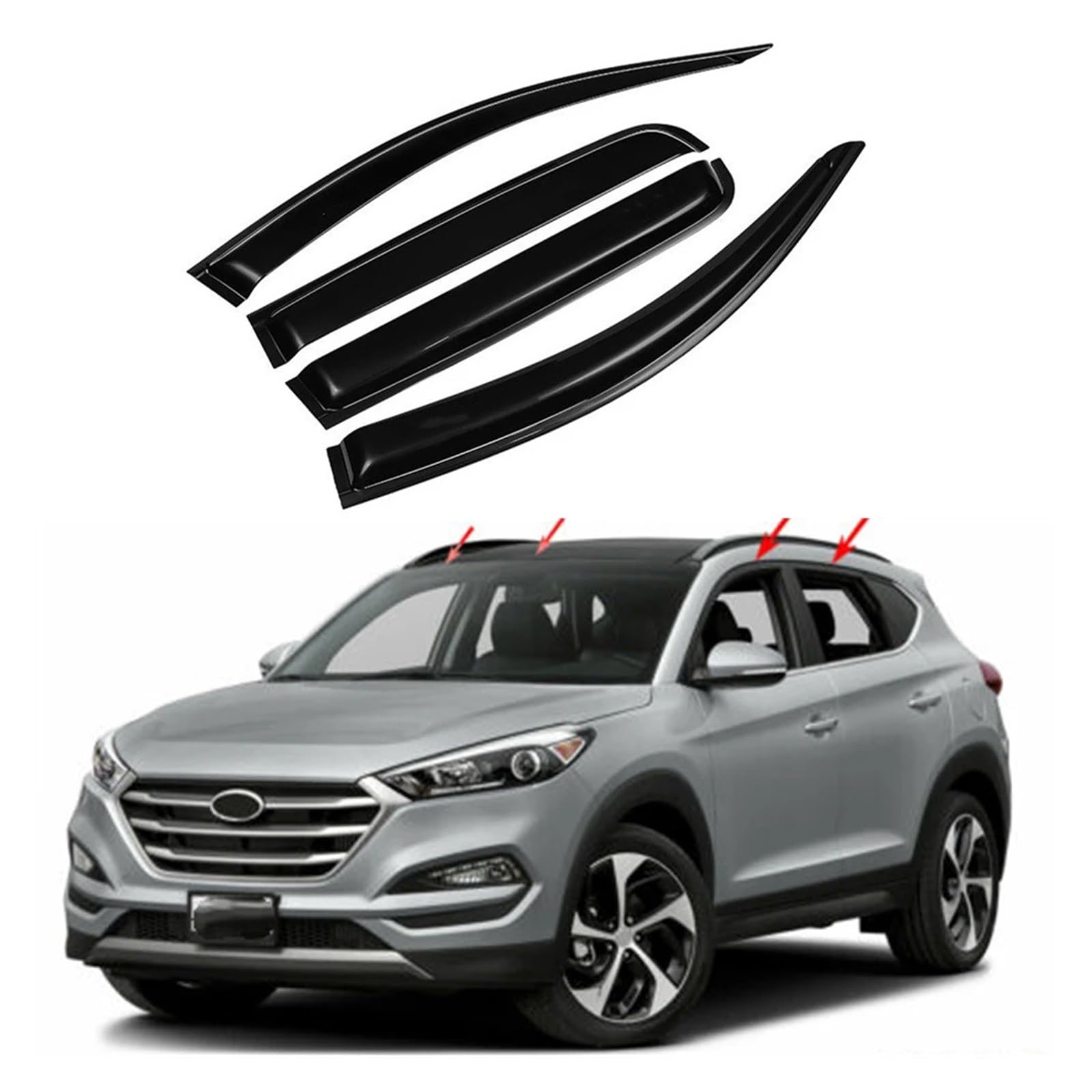 Auto-Styling, kompatibel mit Hyundai Tucson 2015 2016 2017 2018 2019 2020 von KDMOWHON