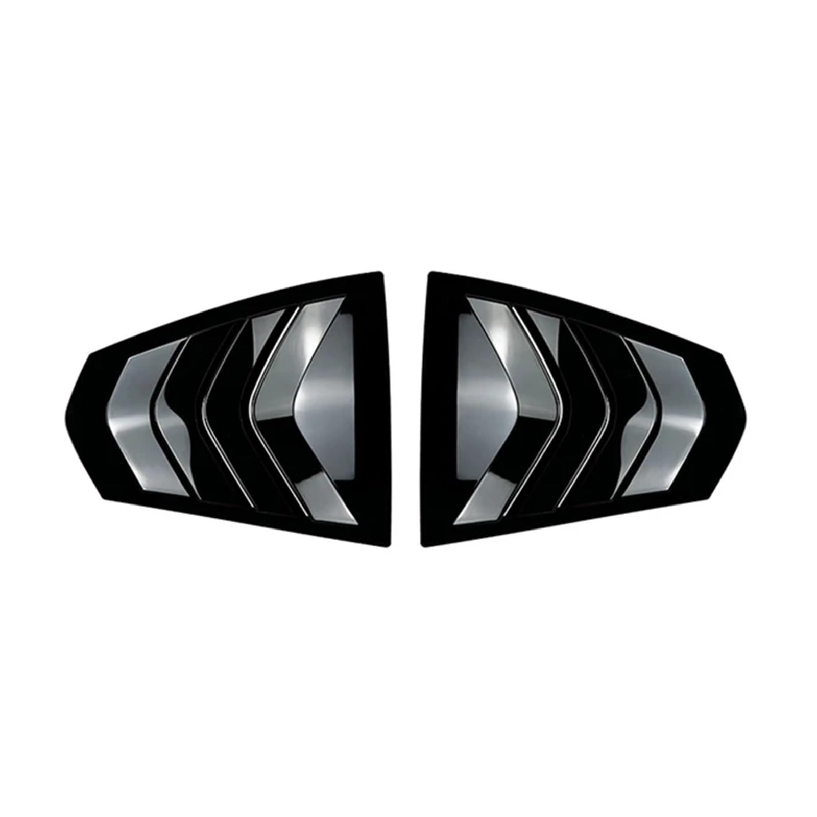 Hinten Fenster Seite Jalousie Shutter Trim Kompatibel for BMW 3 Serie G20 320i 325i 330i M340i 2019 2020 2021-2023 windschutzscheibe Abdeckung Schatten Blind(Glossy Black) von KDMOWHON
