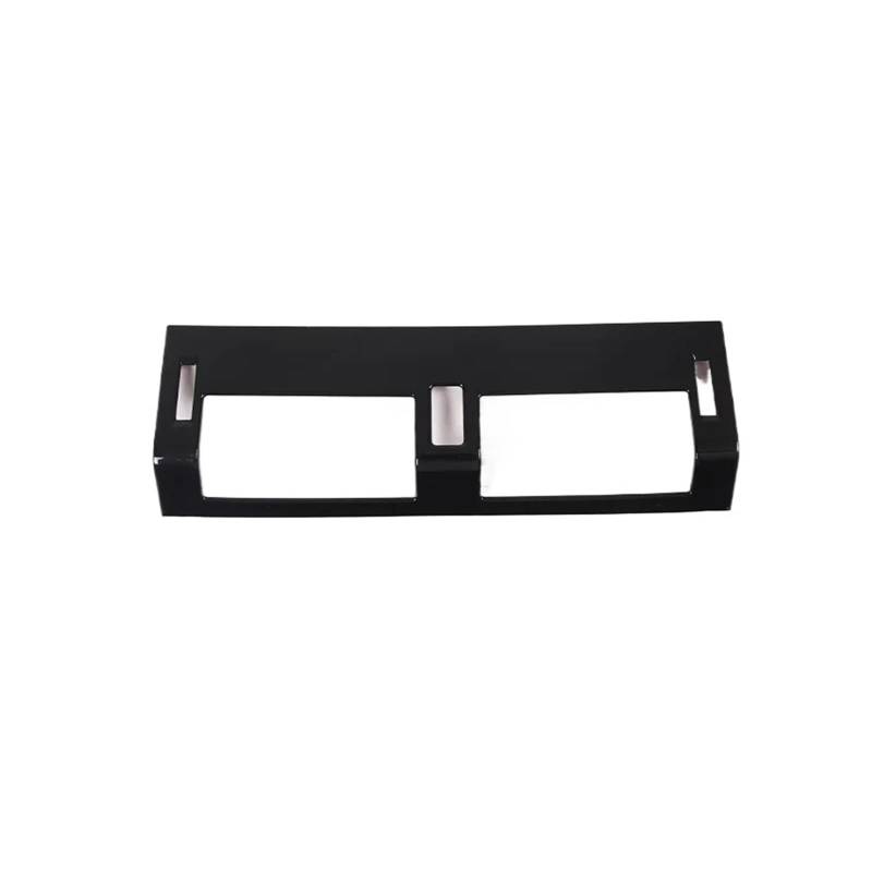 KDMOWHON ABS-Chrom/Kohlefaser, kompatibel mit Land Rover Defender 110 130 2020–2022, dekorative Rahmenverkleidung for die Auto-Zentralsteuerung(Black) von KDMOWHON