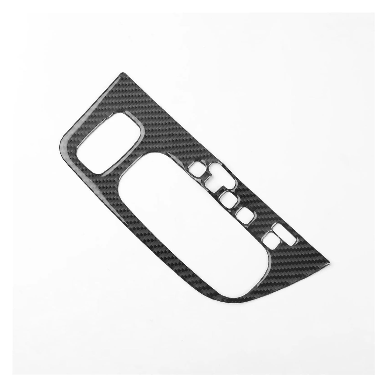 KDMOWHON Kompatibel for Acura MDX 2007–2013, echte weiche Kohlefaser, Innenausstattung, Auto-Gangschaltung, Abdeckung, Rahmen, Zieraufkleber, Autozubehör(Black) von KDMOWHON