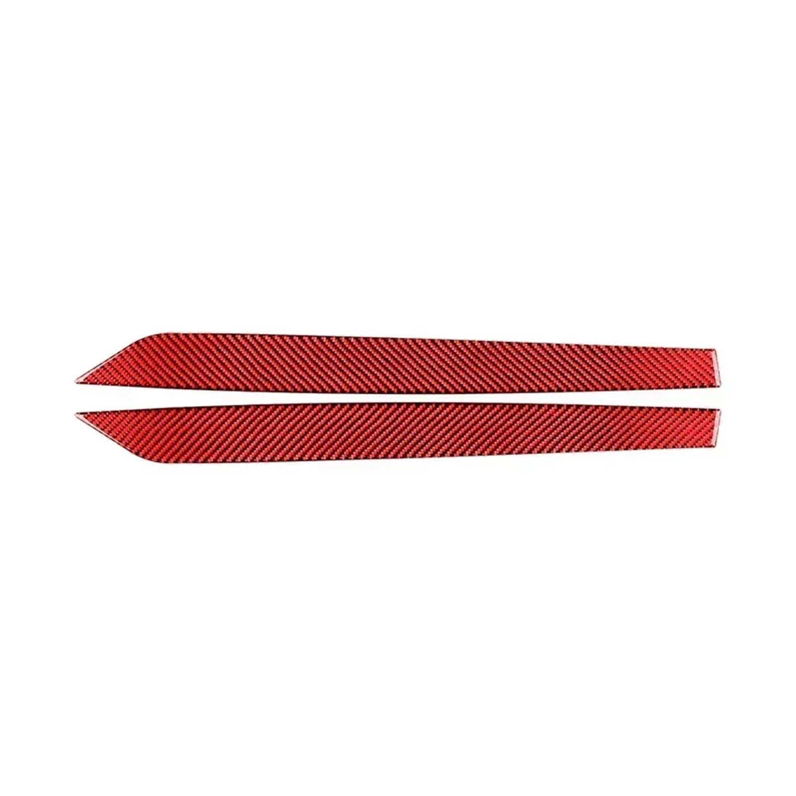 KDMOWHON Kompatibel for BMW Z4 Serie G28 G29 2019–2023, Kohlefaser-Zubehör, Auto-Zentralsteuerung, Gangschaltung auf beiden Seiten, Verkleidungsaufkleber(Red Carbon Fibre) von KDMOWHON