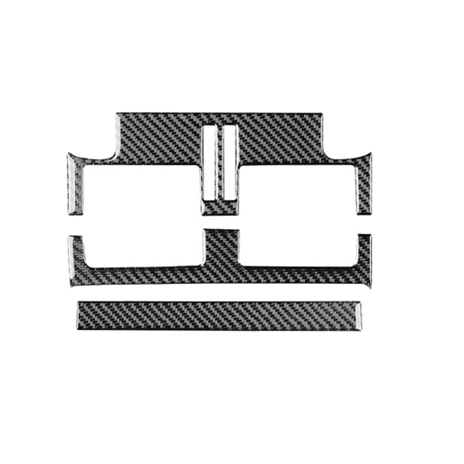 KDMOWHON Kompatibel for Land Rover Defender 2020–2023, Kohlefaser-Hecklüftungsblende, Verkleidung, Auto-Innendekoration, Zubehör-Aufkleber von KDMOWHON