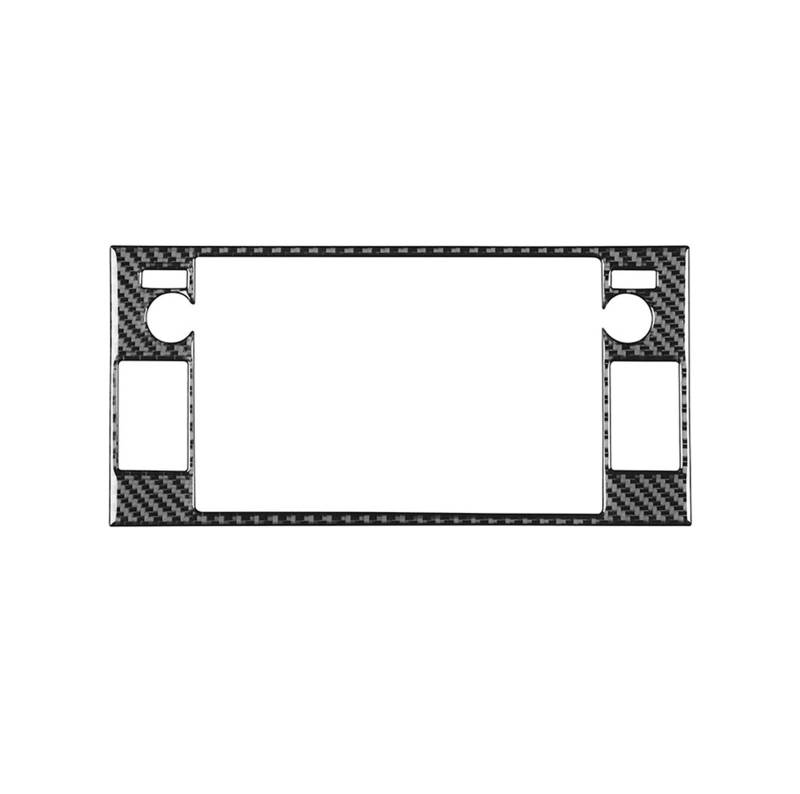 KDMOWHON Kompatibel for Toyota GR 86, kompatibel for Subaru BRZ 2020+, echte Carbonfaser-Innenaufkleber, Auto-Navigationsabdeckung, Zierrahmen, dekoratives Zubehör von KDMOWHON