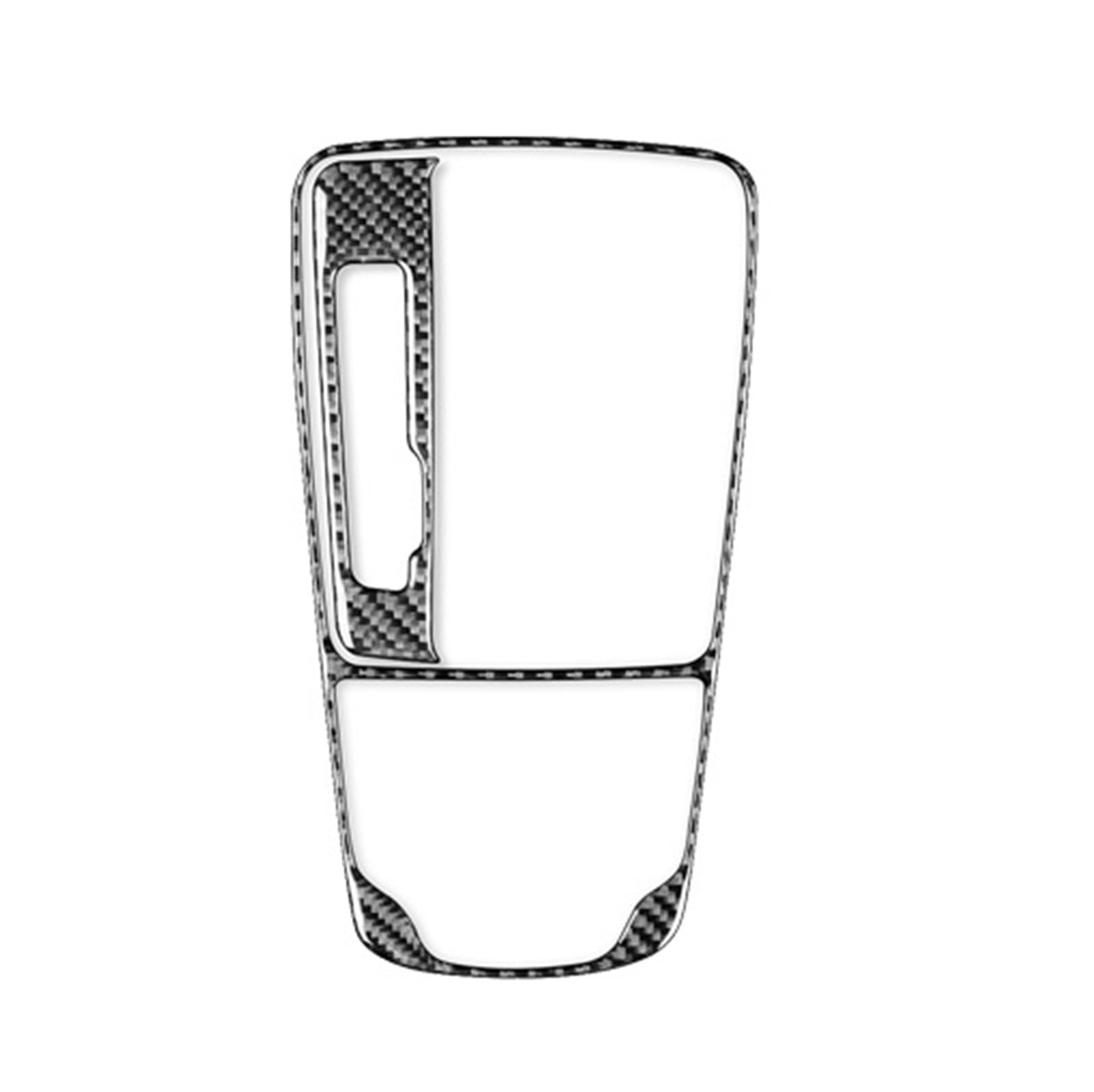 Kompatibel for A3 S3 RS3 8V 2013–2019, Kohlefaser-Schalttafel-Rahmen-Set, Verkleidungsabdeckung, Auto-Innendekoration, Zubehör-Aufkleber von KDMOWHON