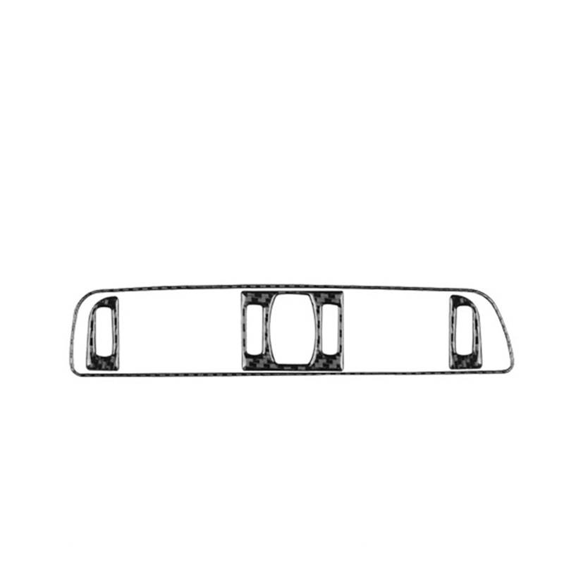 Kompatibel for BMW 7er F01 F02 2009–2014, Kohlefaser-Klimaanlage, Lüftungsknopf, Verkleidung, Verkleidung, Auto-Innenzubehör-Aufkleber von KDMOWHON