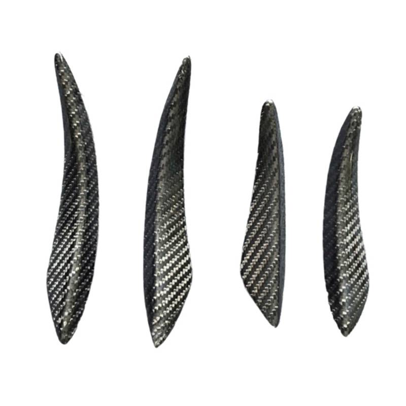 Kompatibel for BMW M3 M4 E90 E93 F10 4 Teile/Satz Echt Carbon Fiber Auto Front Air Vent Dekoration Seite Kotflügel Trim von KDMOWHON