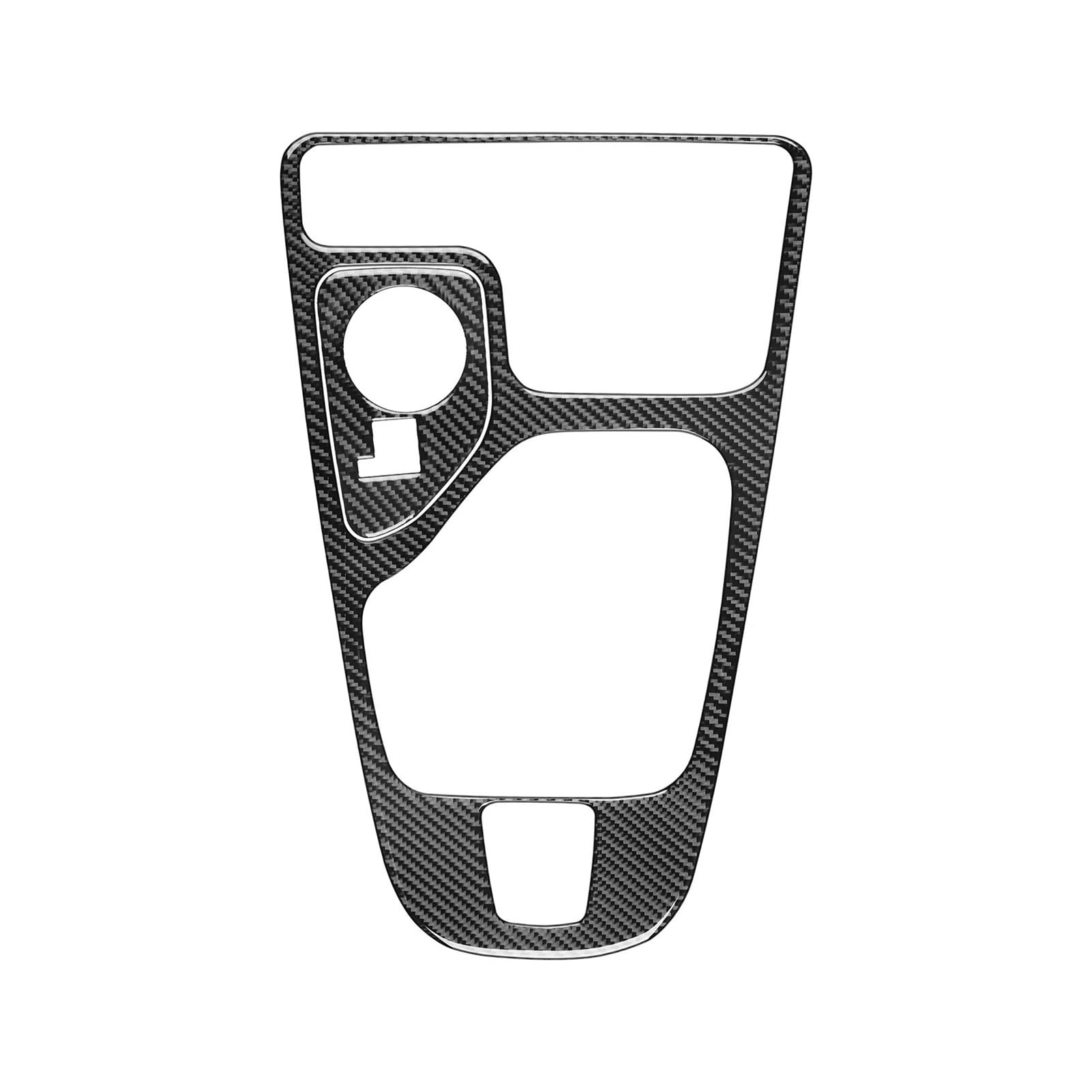 Kompatibel for Jeep Cherokee 2014–2018, Kohlefaser-Gangschaltung, Getriebeverkleidung, Verkleidung, Auto-Innenzubehör, dekorative Aufkleber von KDMOWHON