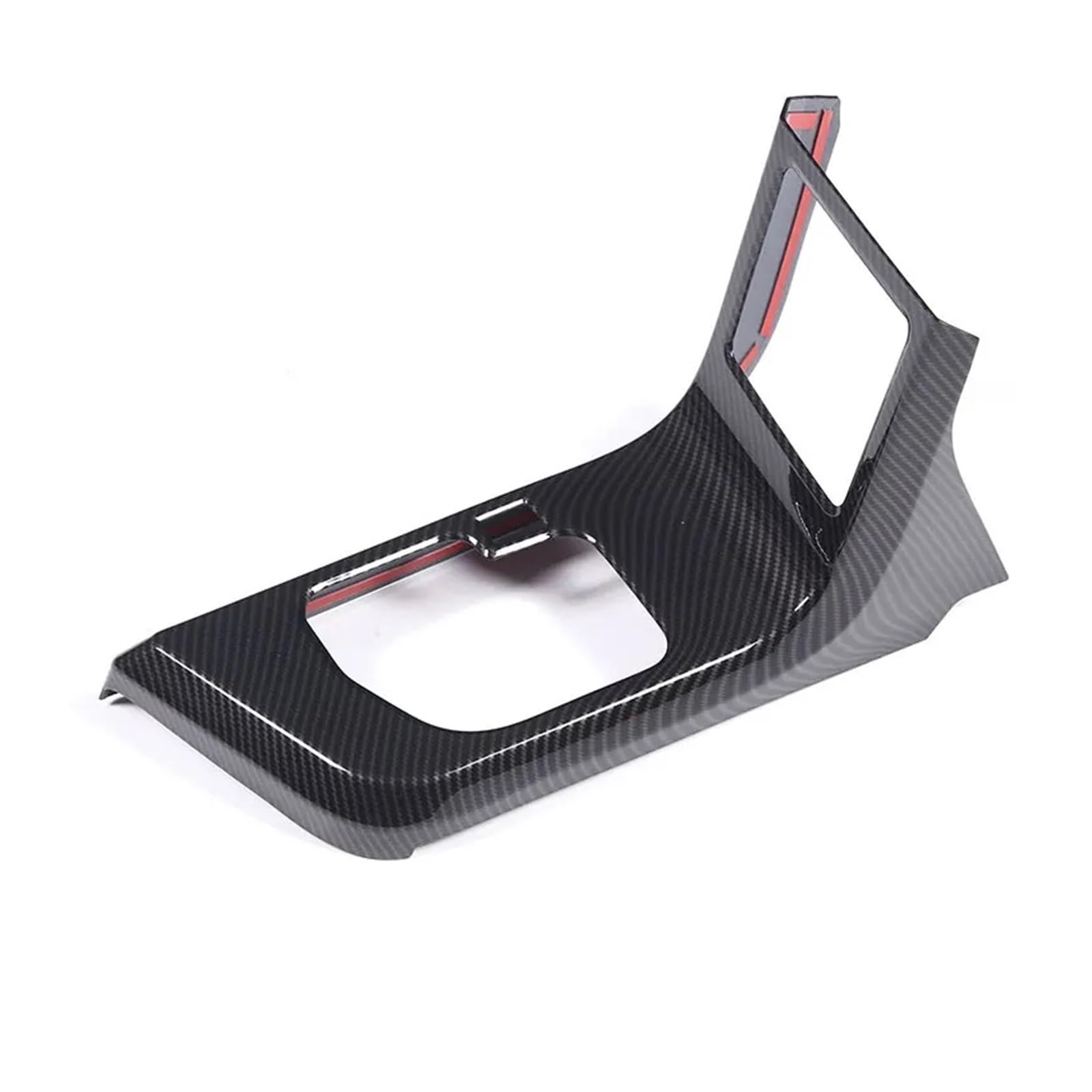 Kompatibel for Toyota Tundra 2007–2013, ABS Mattschwarz/Kohlefaser, Auto-Center-Steuerung, Schalttafel, Rahmenabdeckung, Zieraufkleber, Autozubehör(Carbon Fiber Look) von KDMOWHON