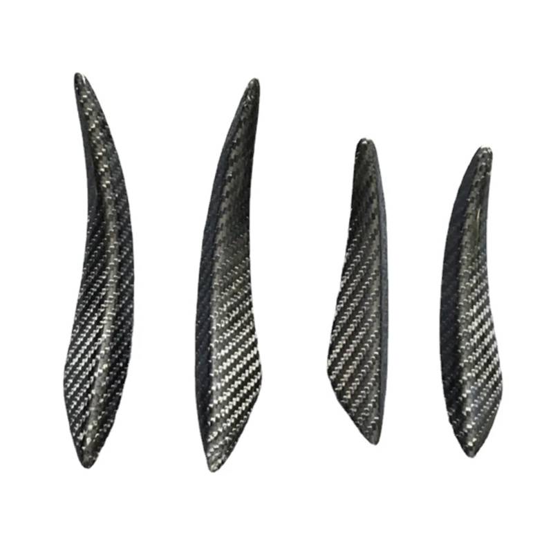 Kompatibel for VW Golf 4 STÜCKE Carbon Fiber Auto Front Air Vent Dekoration Seitenform Trim Kotflügel Formabdeckung von KDMOWHON