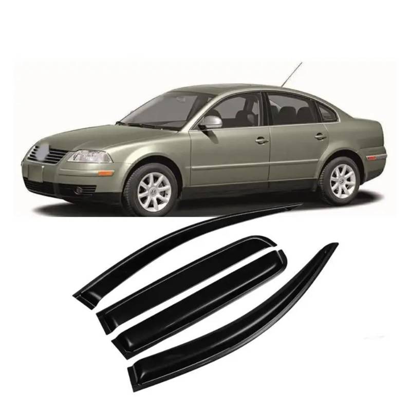 Kompatibel for VW Passat B5 Limousine 1997 1998 2000 2001 2002 2003 2004 2005. Seitenfenster-Entlüftungsvisier, Sonnen- und Regenabweiser, Markisenunterstände von KDMOWHON