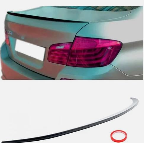 Heck Spoiler Lippe hinten schwarz Glanz Slim ABE* JOM paßt für 5er F10 10-17 von KDS