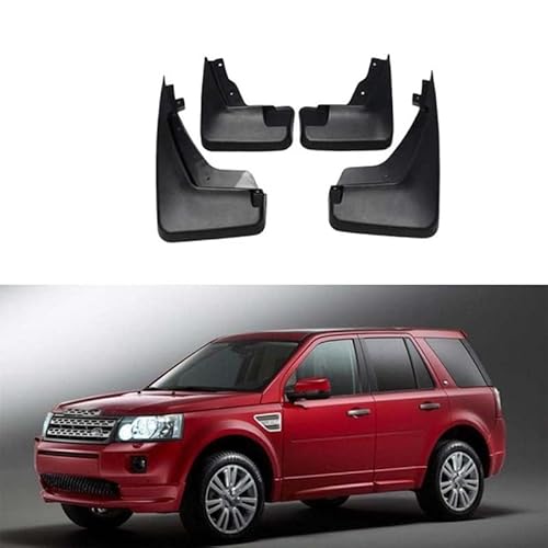 4 Stück Auto Schmutzfänger Kotflügel Vorne und Hinten für Land Rover Freelander 2/Freelander Sport 2006-2015, ABS Auto Fender Spritzschutz Schutzbleche Schmutzfänger Set, Kein Bohren NöTig von KEAAN