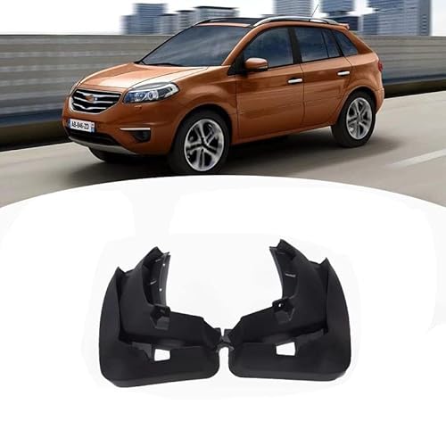 4 Stück Auto Schmutzfänger Kotflügel Vorne und Hinten für Renault Koleos 2008-2022, ABS Auto Fender Spritzschutz Schutzbleche Schmutzfänger Set, Kein Bohren NöTig,A/2008-2016 von KEAAN