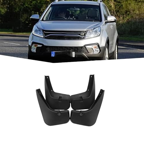 4 Stück Auto Schmutzfänger Kotflügel Vorne und Hinten für SsangYong Korando 2011-2023, ABS Auto Fender Spritzschutz Schutzbleche Schmutzfänger Set, Kein Bohren NöTig,A/2011-2018 von KEAAN