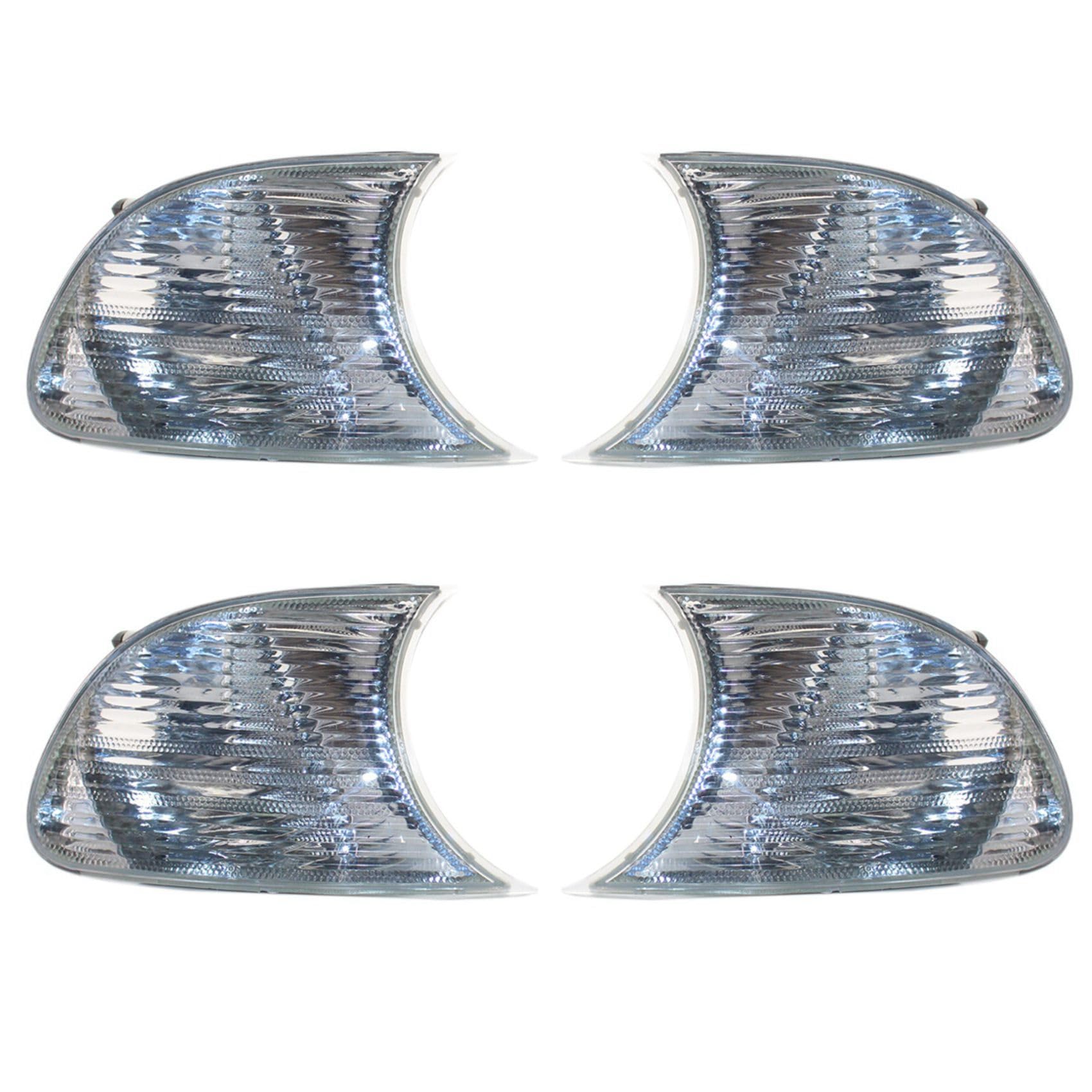 KEALLANS 2X Klar Marker Signal Blinker Ecke Stand Licht Lampe für E46 3 Series Coupe 1999-2001 63126904307 63126904308 von KEALLANS