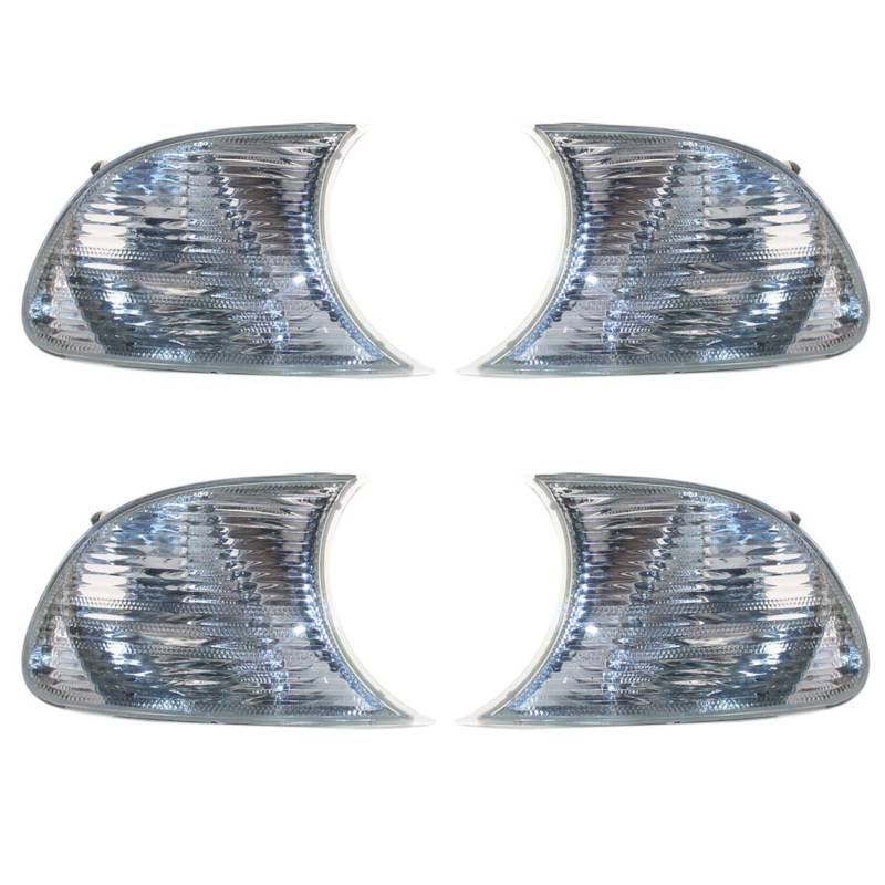 KEALLANS 2X Klar Marker Signal Blinker Ecke Stand Licht Lampe für E46 3 Series Coupe 1999-2001 63126904307 63126904308 von KEALLANS