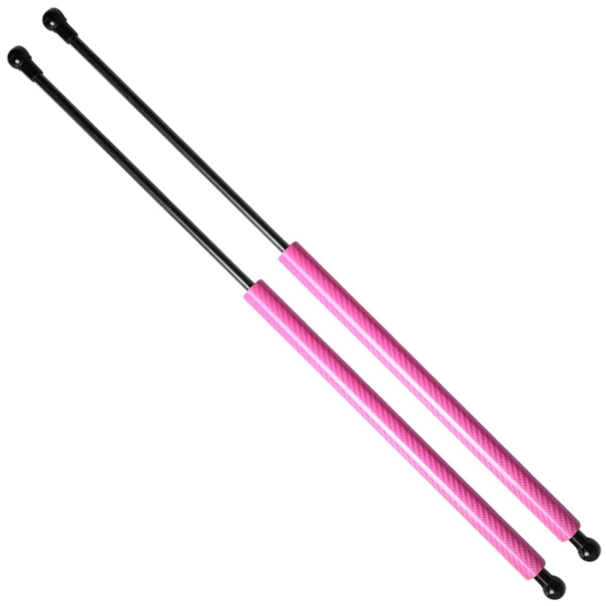 KEDOUKJ Vordere Tür Kontrollgurtstopper Struts Für Twizy (MAM_) Hatchback 2012-2019 310mm 804623943R Lifthalterungen Gasdämpfer Stoßdämpfer 1 Set (Rosa Kohlefaser) von KEDOUKJ