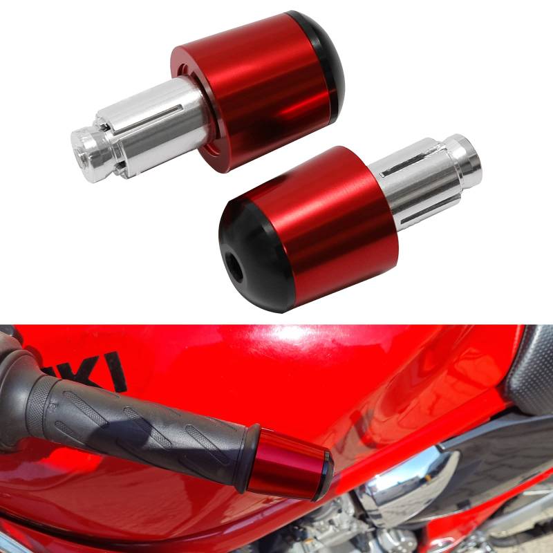 KEEPDSGN 7/8" 22mm-24mm Motorrad Lenkerendkappen, Aluminium Motorrad Lenkerstopfen Kompatibel mit Hornet CB600F CBR600RR CBR1000RR CBR900RR CBR125R CBR250R. von KEEPDSGN