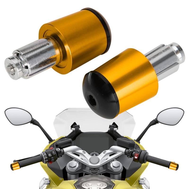 KEEPDSGN 7/8" 22mm-24mm Motorrad Lenkerendkappen, Aluminium Motorrad Lenkerstopfen Kompatibel mit Monster 695 696 796 620 400 600 749 849 888. von KEEPDSGN