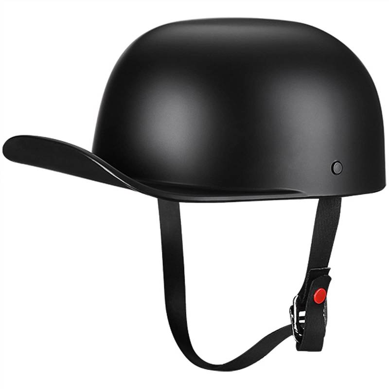 KEFFOR Retro Motorradhelm, Motorrad Halbhelme DOT/ECE-Zugelassen, Baseball Kappe Helme, Vintage Offener Helm, Herren Damen Helm Für Chopper Scooter Roller (Color : D, Size : M=(57-58cm)) von KEFFOR