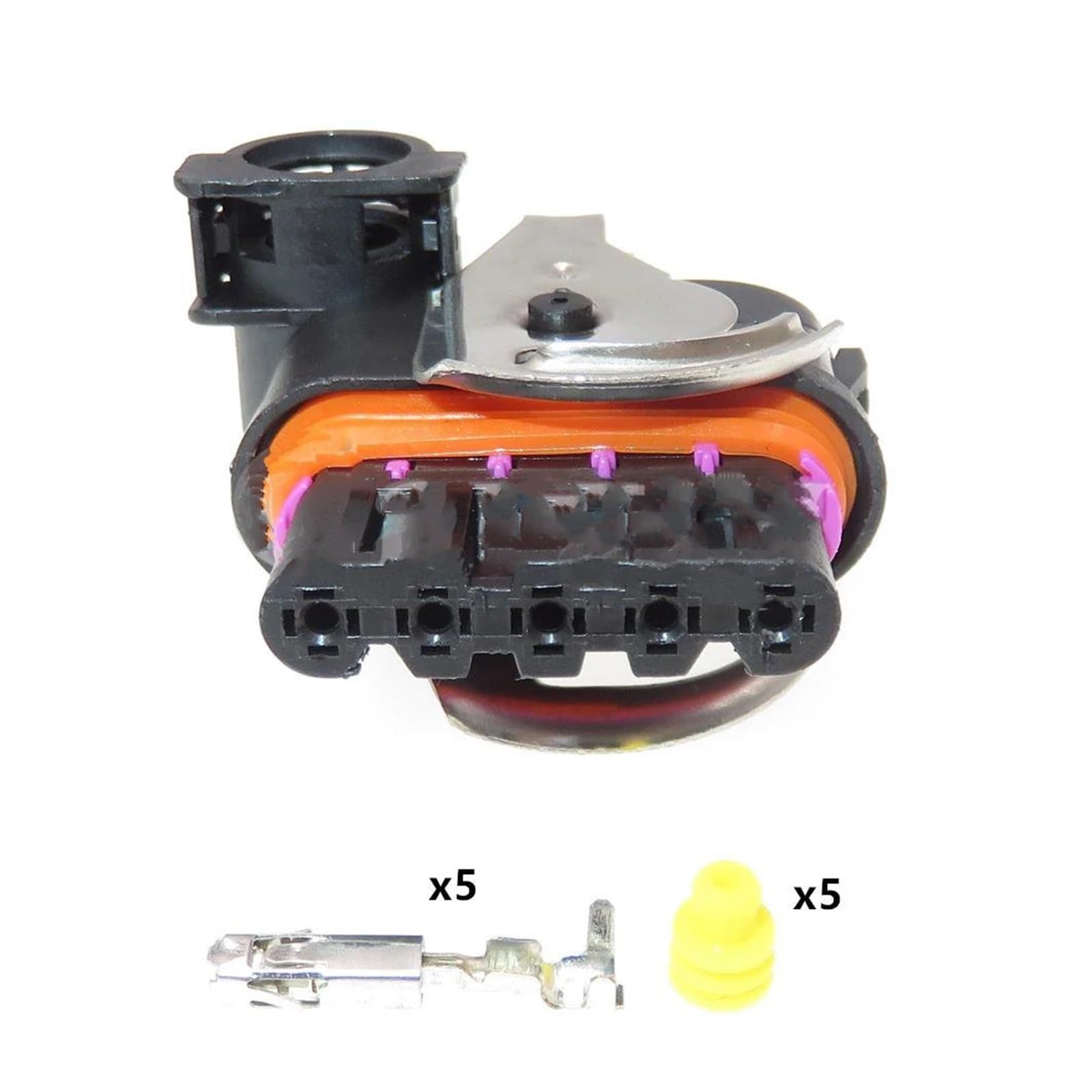 Anlasser Starter Für Great Für Wall Für Geely 1 Set 5P Generator Stecker Wasserdichten Stecker 18242000000 Auto Starter Wischer Motor Buchse Motoren Starten(1 Set.) von KEFFUBPG