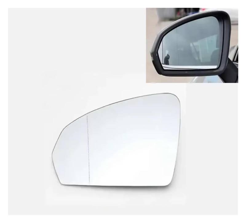 Außenspiegel Glas Auto-Rückspiegelgläser, Außenseite, Reflektierende Glaslinse, Heizung, Für VW, Für Tiguan, Für L, Für Tharu 2019 2020 2021 2022 Rückspiegelglas(Links) von KEFFUBPG