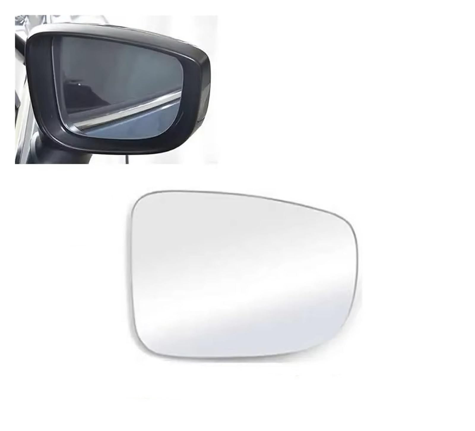 Außenspiegel Glas Autozubehör Außenteil Seitenspiegel Reflektierende Linse Rückspiegelgläser Glas Für Mazda 3 Für Axela 2014 2015 2016 Rückspiegelglas(Right no h) von KEFFUBPG