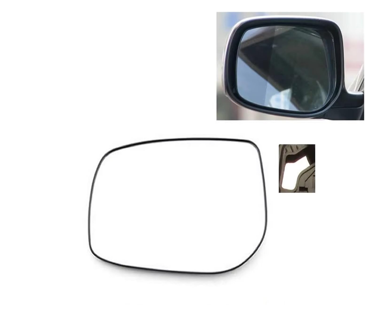 Außenspiegel Glas Ersatz-Außenspiegel Für Autos, Reflektierende Linsen, Rückspiegelgläser, Glas Für Toyota Für Corolla Für EX 2007 2008 2009 2010 2011 2012 2013 Rückspiegelglas(Left no h) von KEFFUBPG