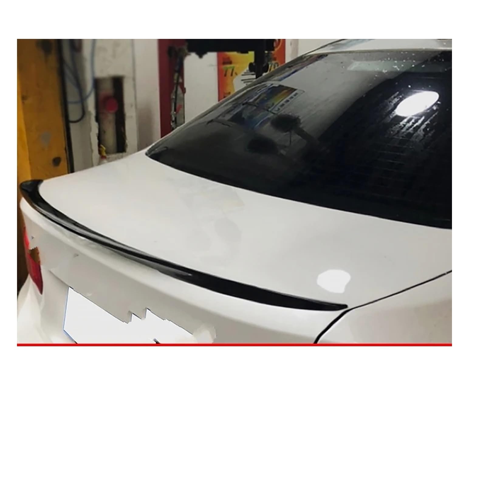 Auto Heckspoiler Für F30 F35 F80 320 325 330 2013 2014 2015 2016 2017 2018 2019 ABS Hinten Stamm Deckel Auto Spoiler Flügel Boot Lip Ducktail Tuning Spoiler Flügel(Glossy Black) von KEFFUBPG