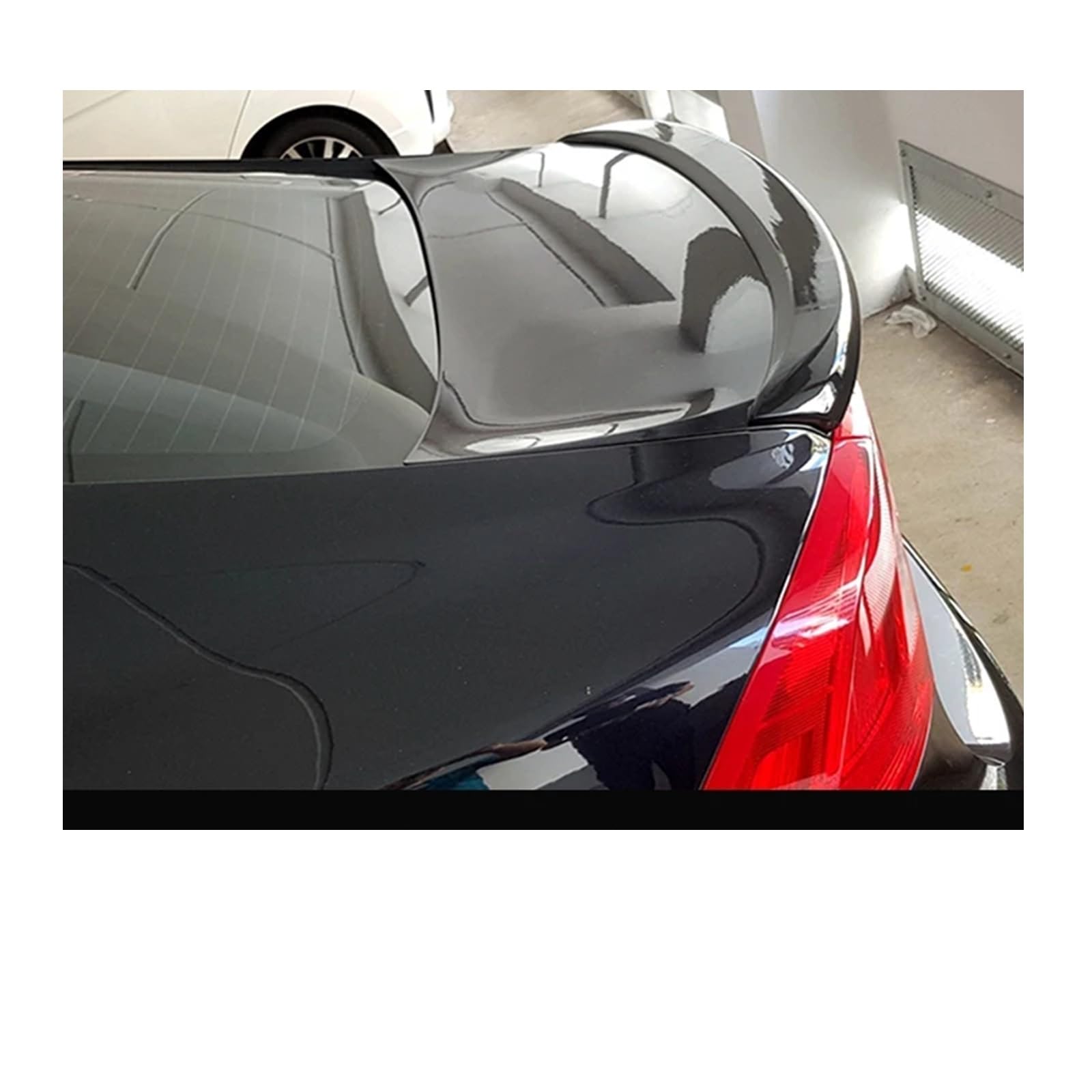 Auto Heckspoiler Für Volvo Für S60 4 Tür 2011 2012 2013 2014 2015 2016 2017 2018 2019 Limousine Hinten Stamm Deckel Auto Spoiler Flügel ABS Kunststoff Außen Teile Spoiler Flügel(Glossy Black) von KEFFUBPG