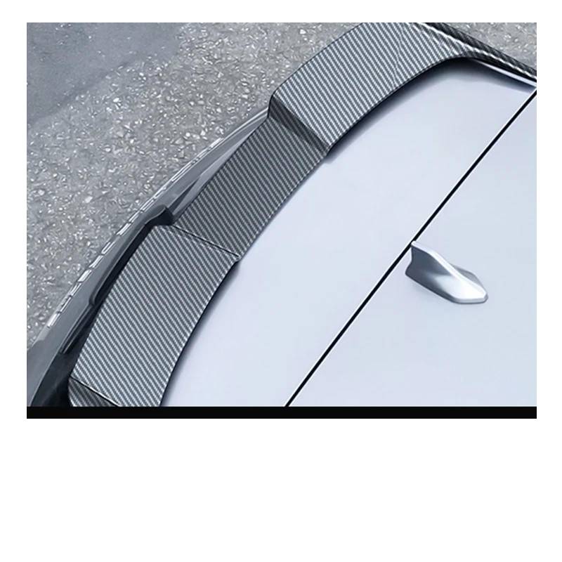 Auto Heckspoiler Hinten Dach Stamm Deckel Ente Auto Spoiler Splitter Für BYD Für Atto 3 EV Yuan Plus ABS Schwarz Carbon Außen Tuning Zubehör Teile Spoiler Flügel(Carbon Printing) von KEFFUBPG