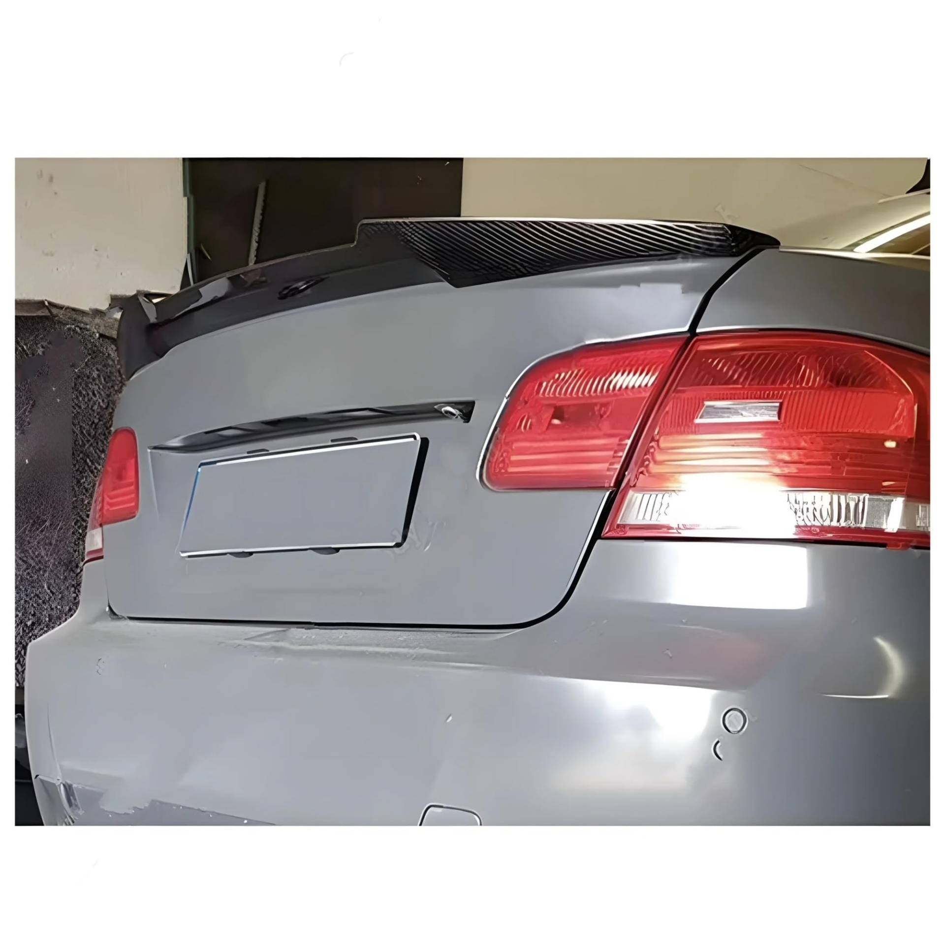 Auto Heckspoiler Körper Kit Tuning ABS Für M4 Stil Hinten Stamm Spoiler Flügel Für 3 Serie E92 Für M3 Coupe 2005 2006 2007 2008 2009 2010 2011 2012 2013 Spoiler Flügel(Carbon Look) von KEFFUBPG