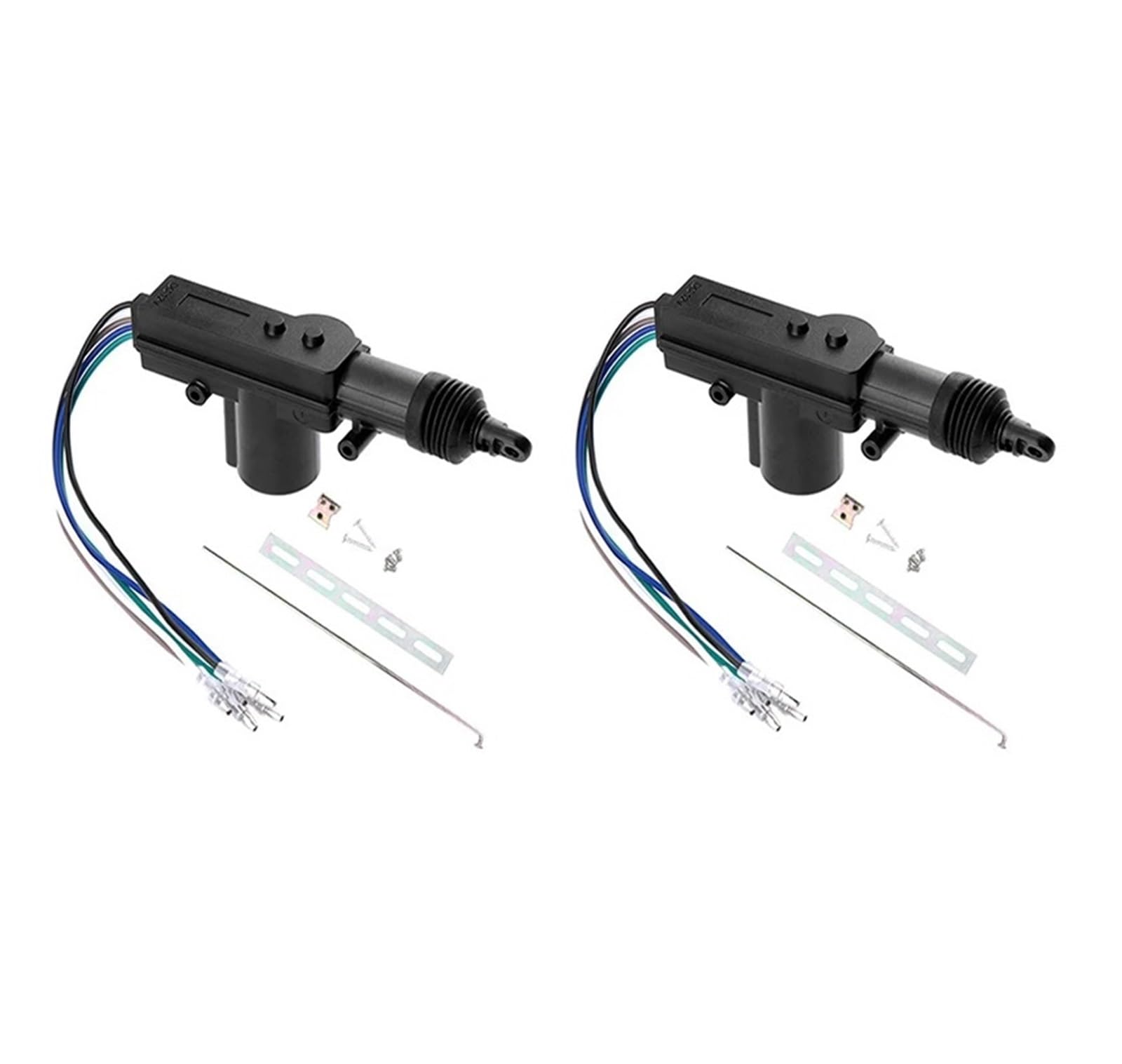 Fensterheber 2-10set 12V Power Locking System Einzel Pistole Typ Kit Universal Auto Elektrische Fernbedienung Zentrale Türschloss Antrieb Auto Heavy-Duty Elektrischer Fensterheber(5Wire 2set) von KEFFUBPG