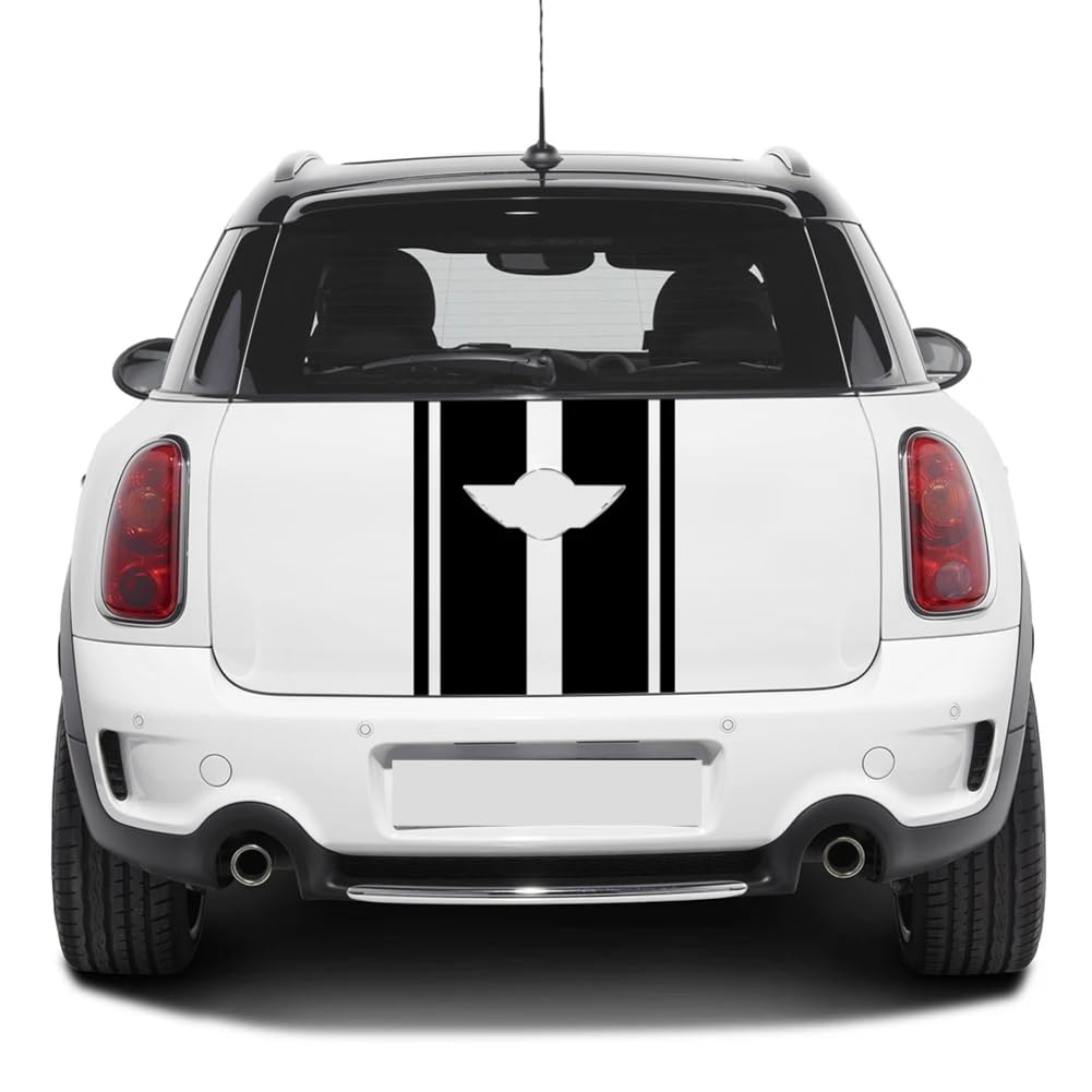 Auto Kofferraum PVC Aufkleber Hintere Hintertür Dekoration Vinyl Grafik Trim Aufkleber Auto Tuning Zubehör, für Mini Cooper R60 Countryman von KEHHZUHL