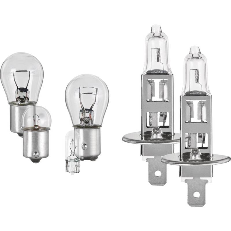 Formula 1 H1 Ersatzlampenbox SB 100 Halogen Autolampen Box Lampen und Sicherungen Auto Ersatzkasten, 10-teilig von Formula 1