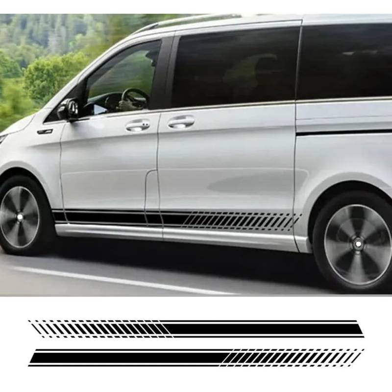 2 STÜCKE Autoaufkleber, Für M=ercedes B=ENZ Vito V Klasse Viano W447 V260 W639 W638 Marco, Für Polo Camper Van Tuning Zubehör Vinyl Aufkleber von KEMISTER